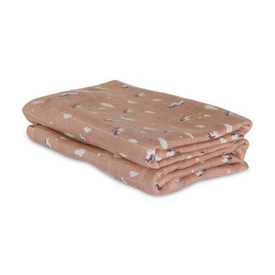 Mušelínové pleny z bambusu 60x60 cm Josefine 2 ks Nuuroo