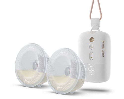 Odsávačka mateřského mléka elektrická Hands-Free Duo Premium Plus SCF532/11 Philips Avent