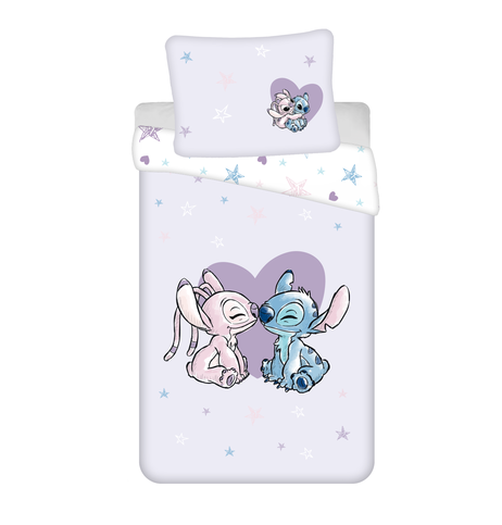 Dětské bavlněné povlečení Lilo and Stitch Heart