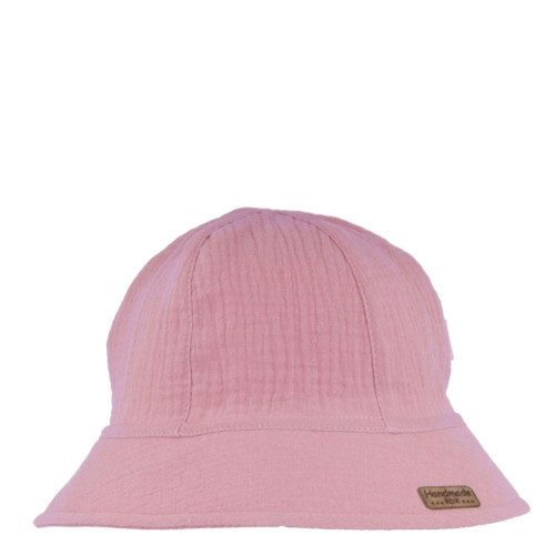 Mušelínový klobouk Handmade růžová RDX