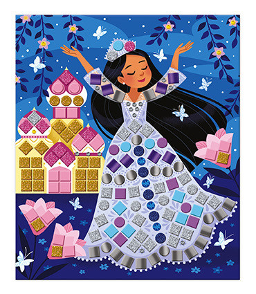 Mozaika Princezny a víly Maxi 5+ Janod Atelier