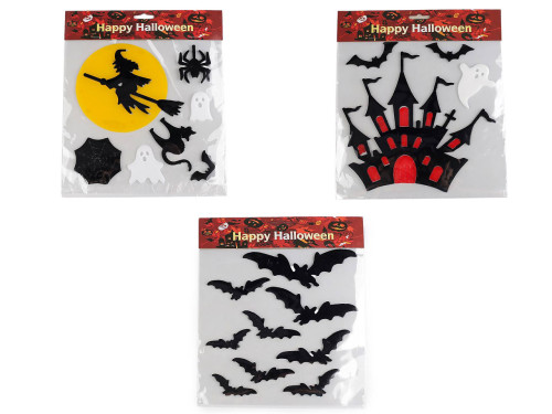 Gelové samolepky Halloween/čarodějnice