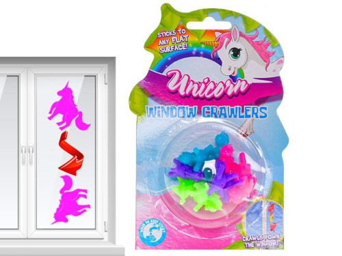 Unicorn jednorožec 2 cm lezoucí po skle