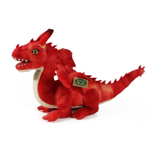 Plyšový drak 40 cm červený Rappa