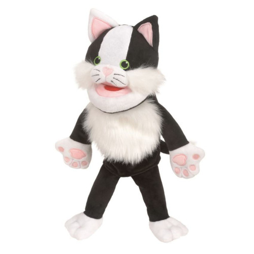 Velký maňásek s otevírací pusou - Kočička Fiesta Crafts
