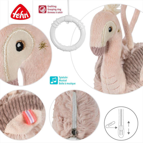 Mini hrací plameňák, Pink Baby Fehn