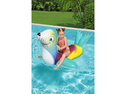 Lachtan s úchyty Flash n' Splash Seal Ride-On