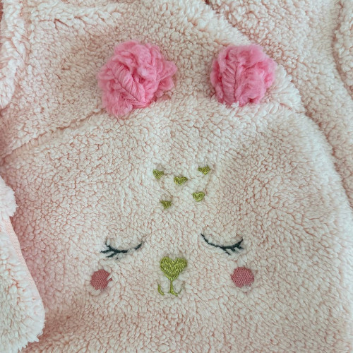 Zimní dívčí kojenecká kombinéza Pidilidi Pink
