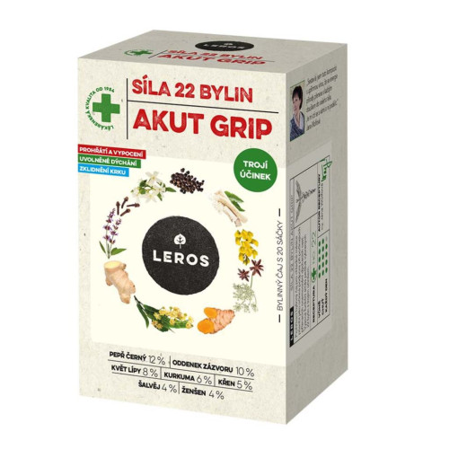 Síla 22 bylin Akut grip Leros