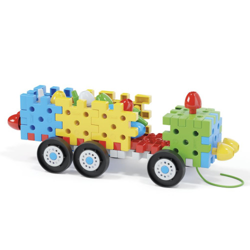 Quercetti Jumbo Peggy Vehicles – stavebnice pro nejmenší