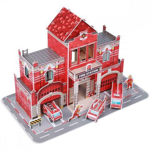 3D puzzle - Hasičská stanice Fiesta Crafts