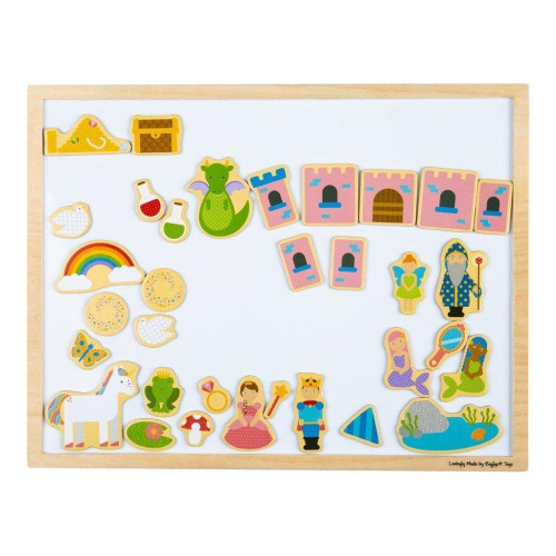 Dřevěná magnetická tabule Bigjigs Toys