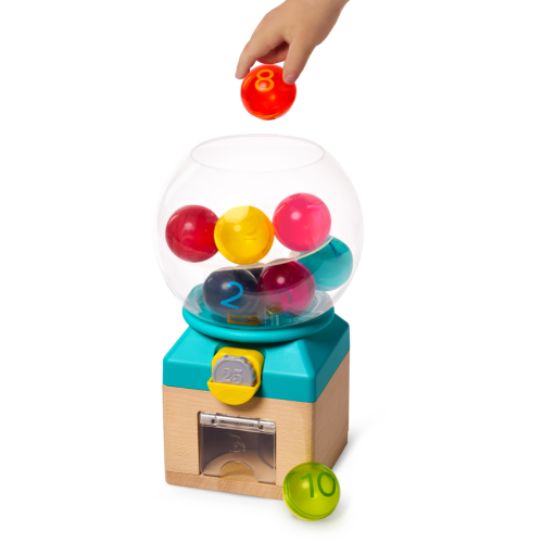 Automat s míčky Rainbow Gumballs B-Toys