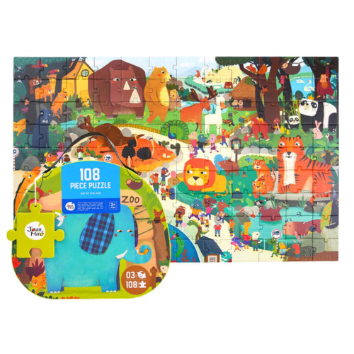 Puzzle Den v ZOO 108 ks Jarmelo