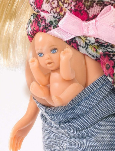 Simba - Steffi těhotná panenka s miminkem
