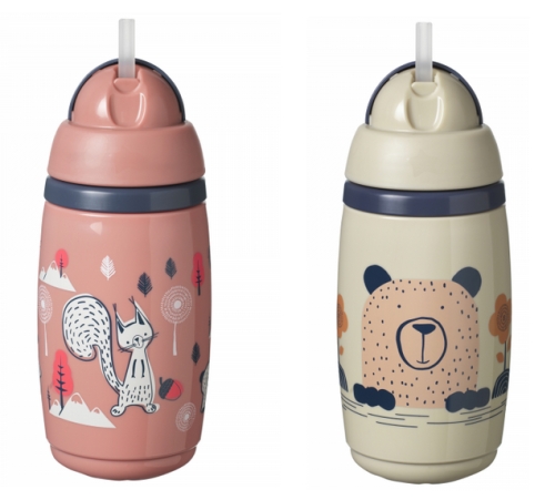Netekoucí termohrnek Superstar s brčkem 266 ml 12 m+