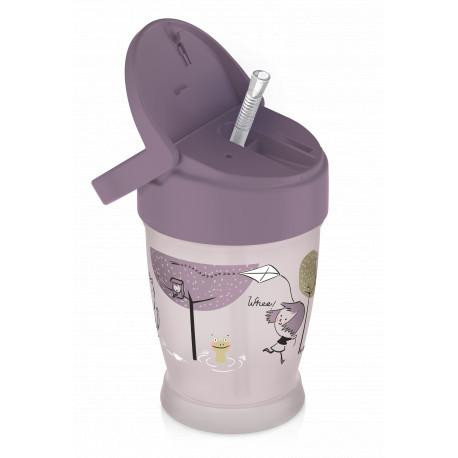 Hrneček se slámkou Lovely 250 ml LOVI