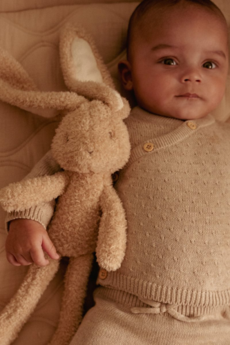 Králíček plyšový 32 cm Newborn Naturals Little Dutch