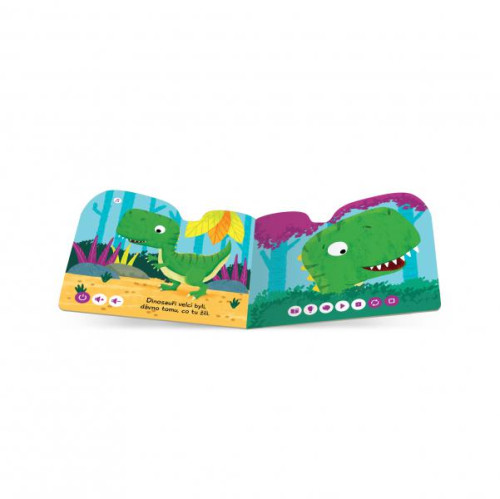 ALBI Kouzelné čtení Minikniha s výsekem - Dinosaurus