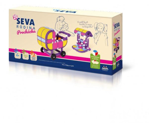 Stavebnice Seva Rodina Procházka plast 166ks