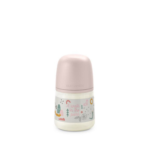 Kojenecká láhev Walk anatomická M silikon Suavinex 150 ml