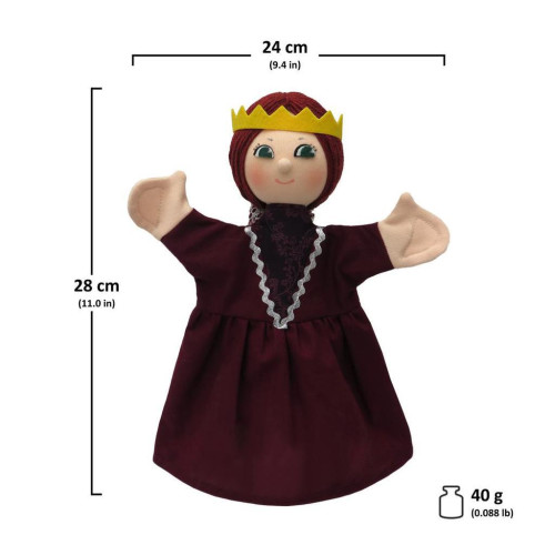 Maňásek královna Isabel 28 cm