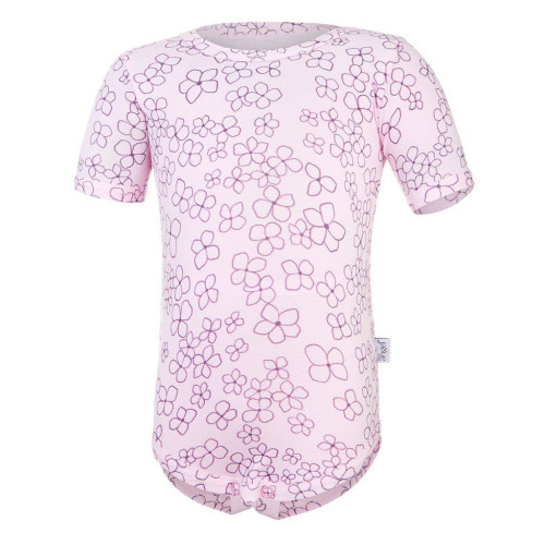 Body tenké tričko Outlast®s UV faktorem 50+, růžová baby kytičky
