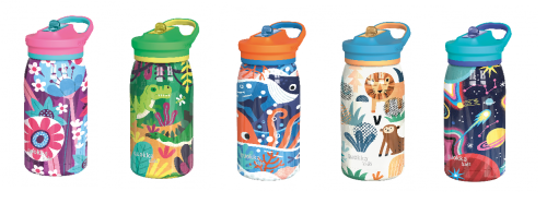 Nerezová termoláhev s pítkem Pop Kids 445 ml Quokka