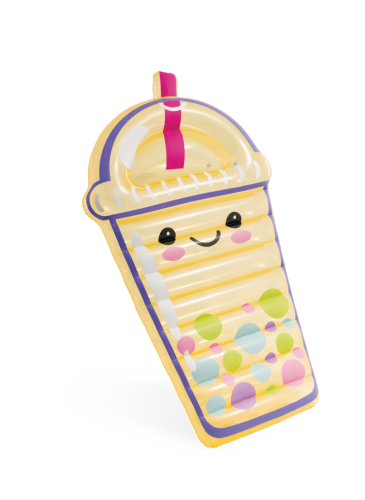 Nafukovací lehátko ve tvaru bubble tea Boba Buddy