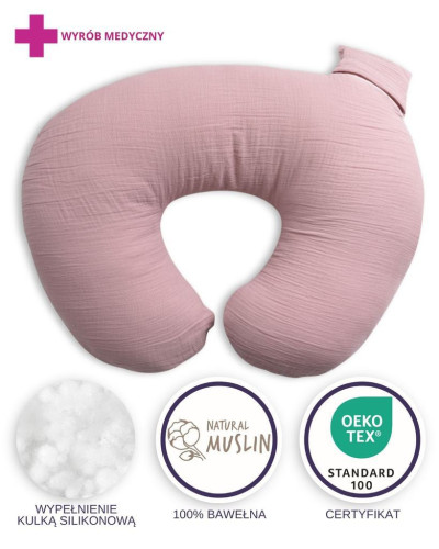 Mušelínový polohovací polštář MiniRelax 140 cm Babymatex