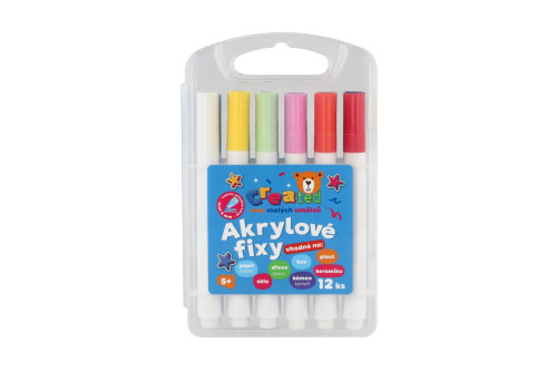 Akrylové fixy 12 ks created