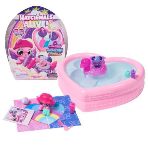 Hatchimals bazénová párty zvířátek