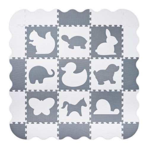 Pěnové Puzzle, ohrádka, 34 ks