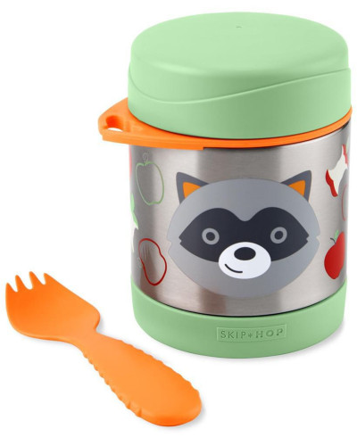 Termoska na jídlo se lžičkou/vidličkou Zoo 3 r+ 325 ml Skip Hop