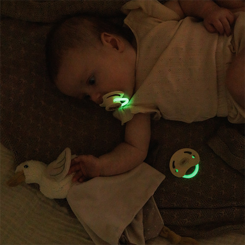 Dudlíky silikonové symetrické 0 - 6 m, 2 ks BabyOno