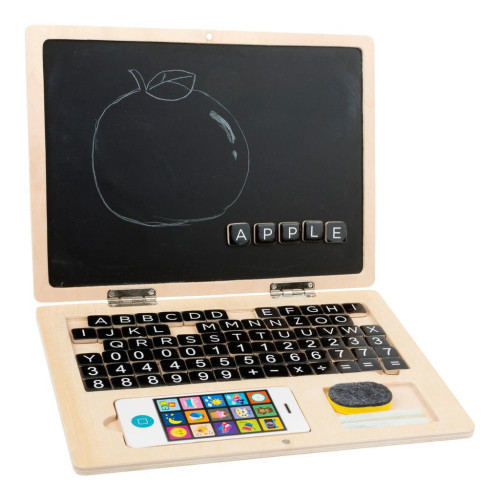 Dřevěný notebook magnetický Small foot