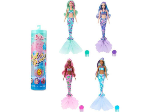 Mattel Barbie Color reveal barbie mořská panna HRK12