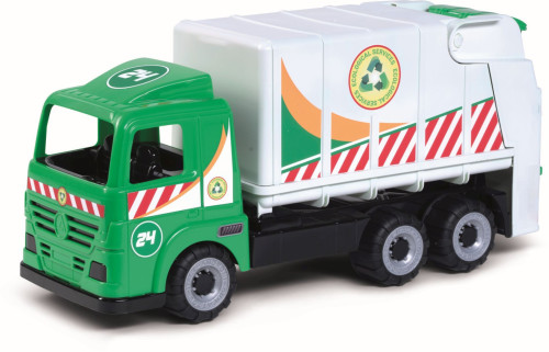 Popelářský vůz s pogumovanými koly - délka 50 cm Androni Heavy Trucks