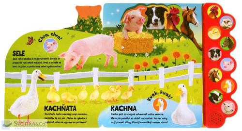 Búú! Kva-kva! Chro-chro! Poslechněte si zvířata z farmy!