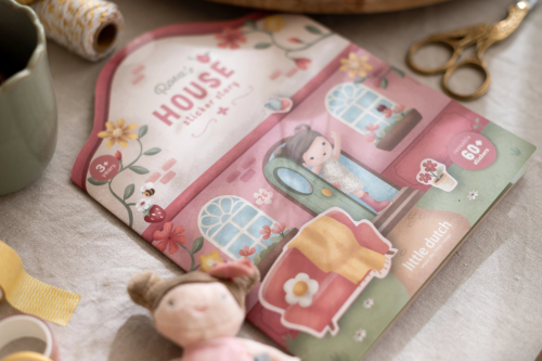 Knížka se samolepkami Dům Rosa Little Dutch