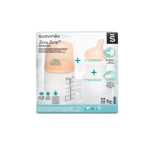 Antikoliková láhev Zero Zero 180 ml A Suavinex sada