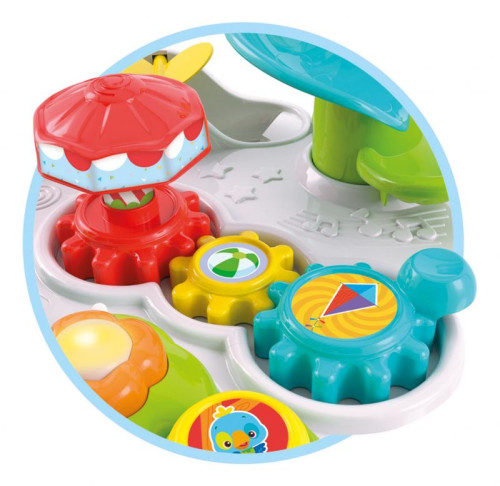 Clemmy baby - Veselý hrací stolek s kostkami a zvířátky