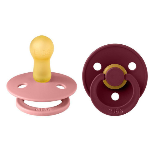 Dudlíky kaučuk 2 ks 6-18 měsíců Colour Bibs