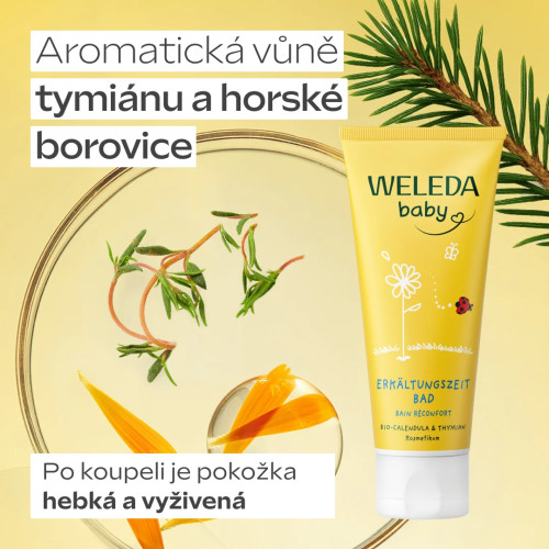 Měsíčková koupel při nachlazení 75 ml Weleda