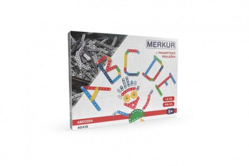 Merkur Abeceda + magnetická podložka 616 ks
