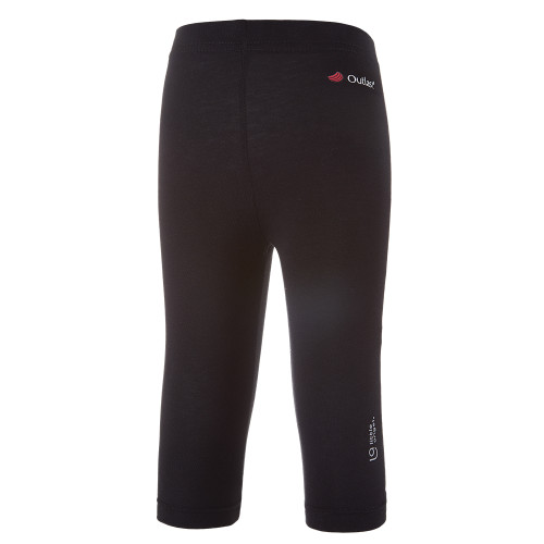 Legíny 3/4 tenké Outlast® UV 50+ černá
