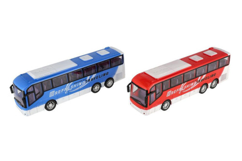 Autobus dálkový plast 31cm na setrvačník