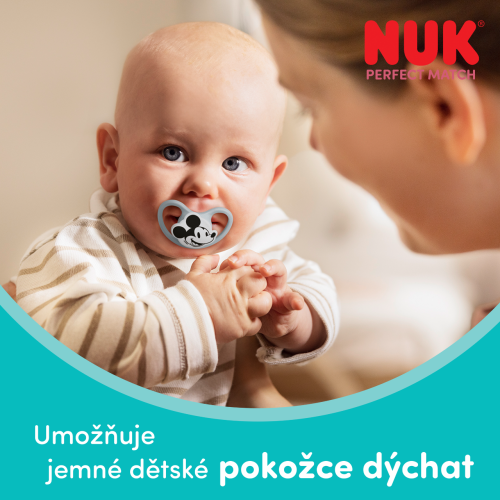 Dudlík Perfect Match Air Mickey 6-18 m 1 ks box Nuk