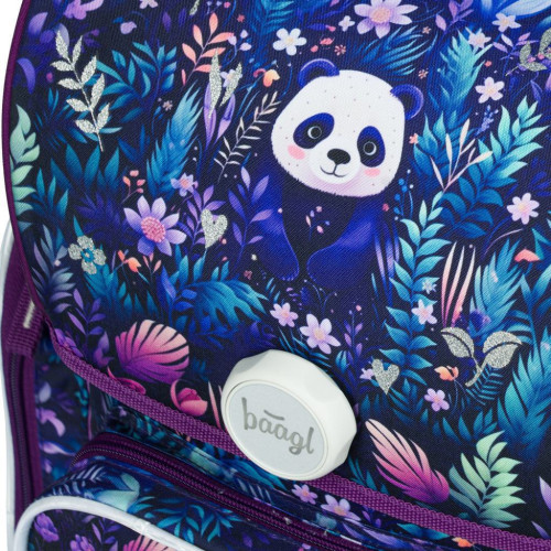 Školní aktovka Ergo Jungle Panda Baagl