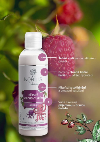 Dětský sprchový krém Anička 500 ml Nobilis Tilia